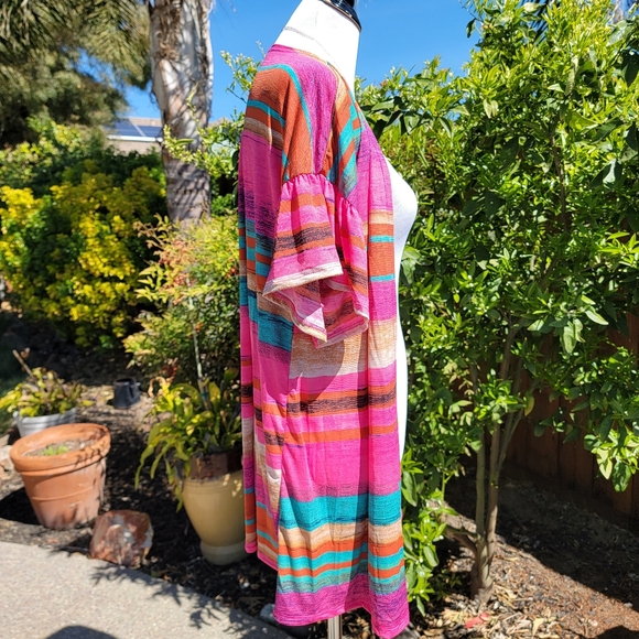 Ruffle Short Sleeve Open Cardigan - Picture 8 of 9